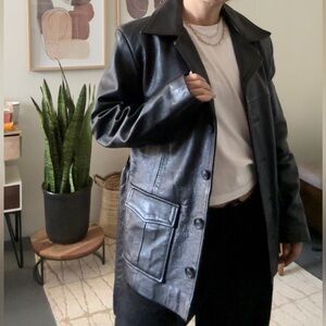 Vintage Black Leather Jacket